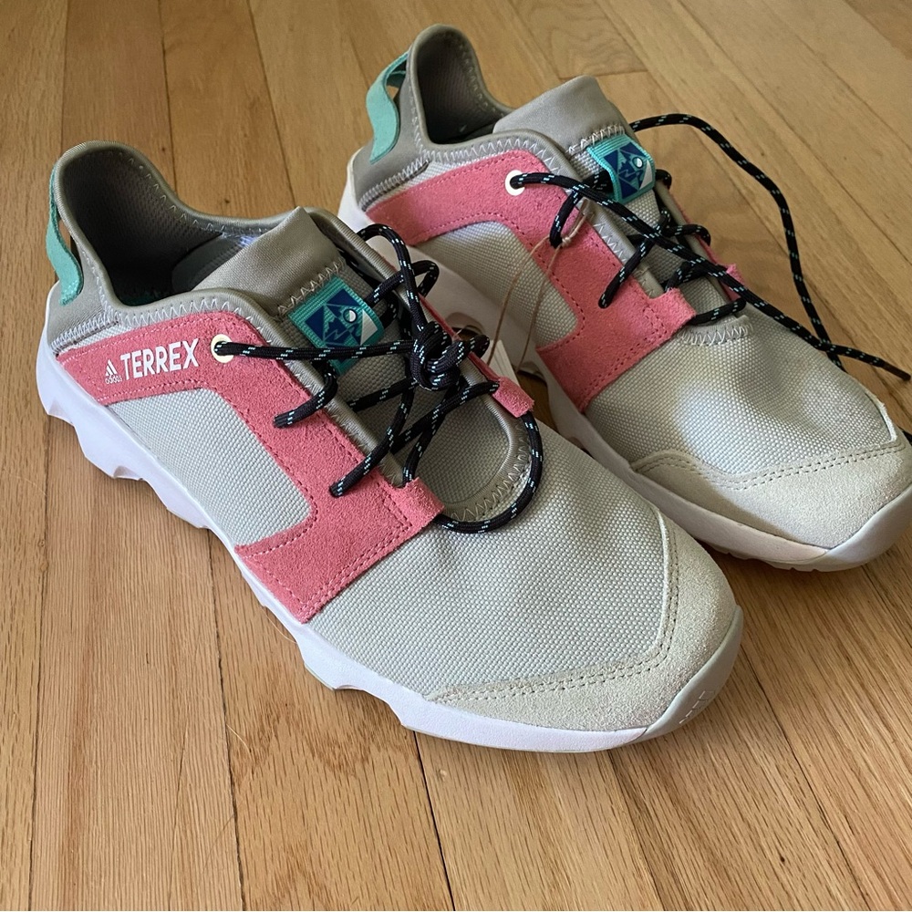 Adidas Terrex Women's Pink and Cream Shoes